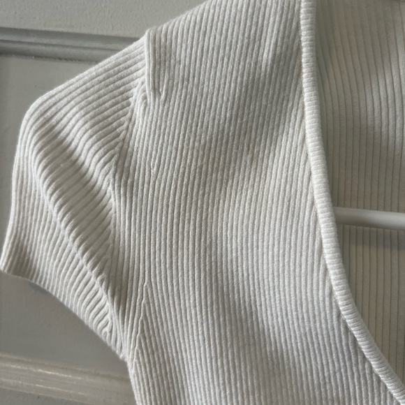Aritzia Wilfred All Tied Up Sweater White Size XS - Picture 6 of 11